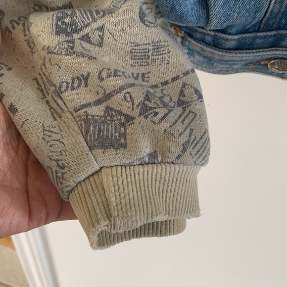 Body Glove Original Vintage Jeans Jacket Bomber Men Size Large Medium - Picture 9 of 10